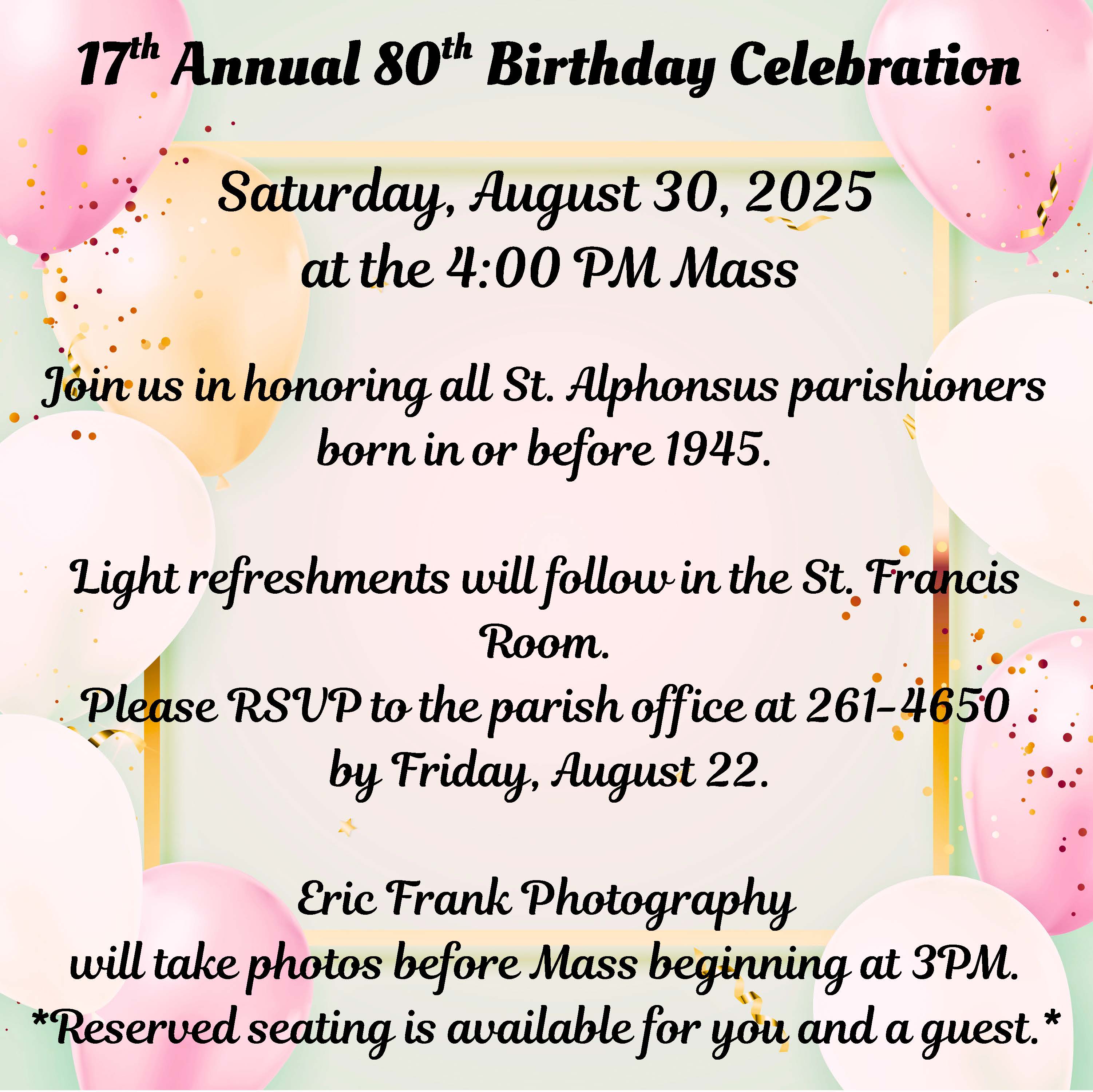 80th Birthday Celebration